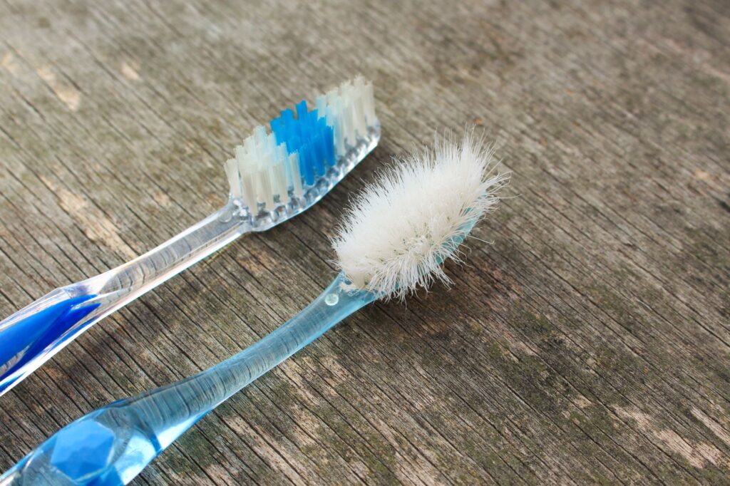 Frayed Bristles Toothbrush
