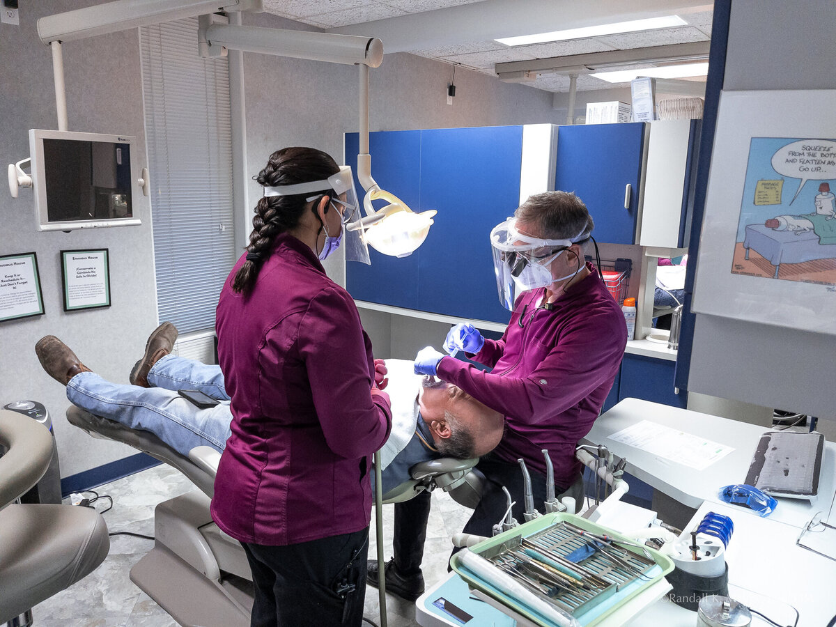 Dr. McVey and Emilia working on a patient.-03